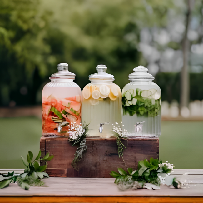 flavoured water station