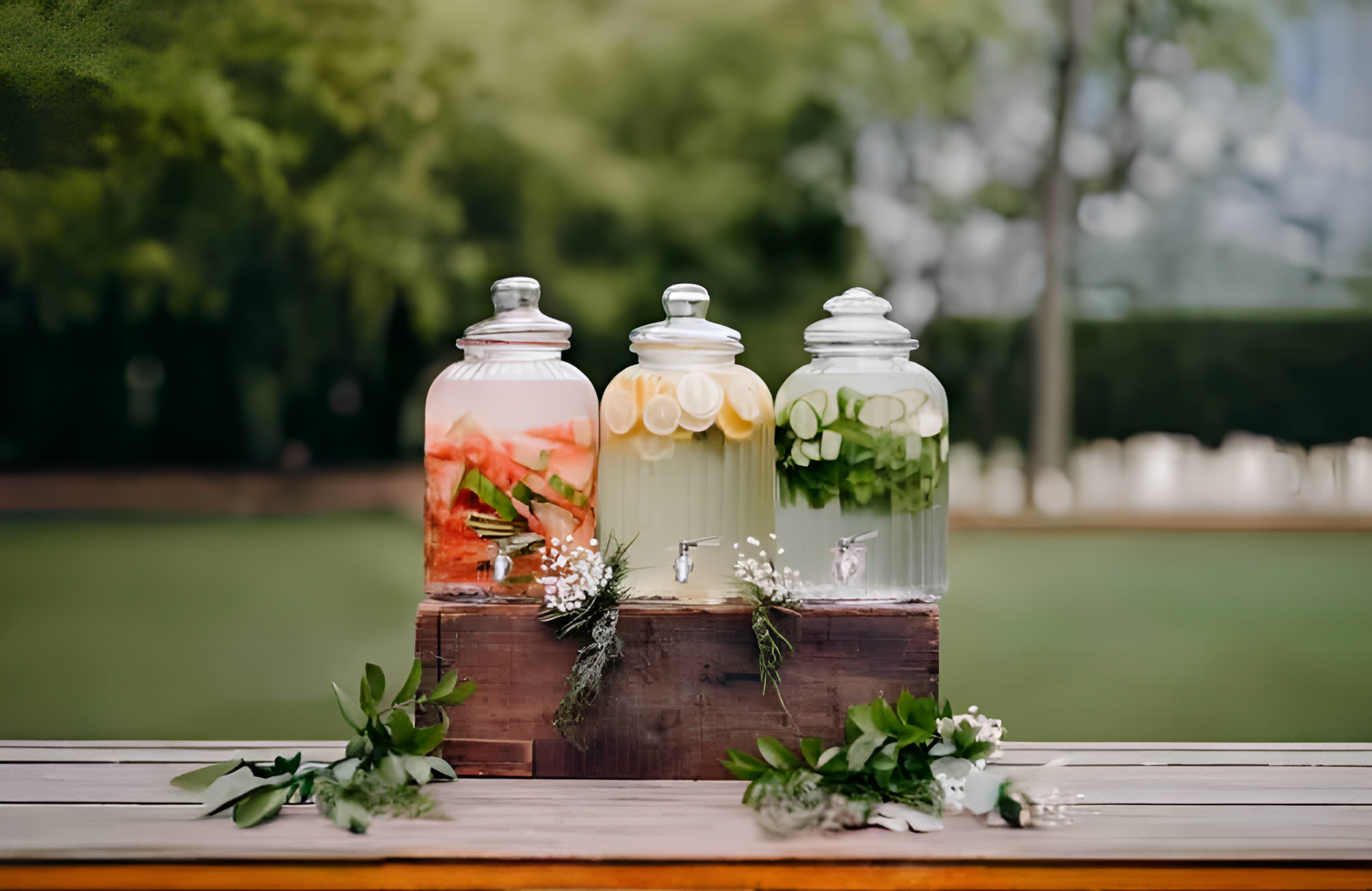 flavoured water station