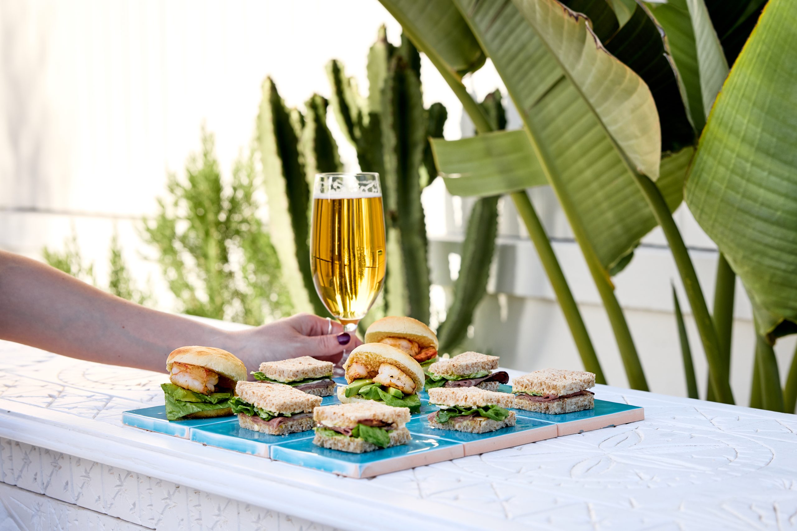Anise Canapes + beer