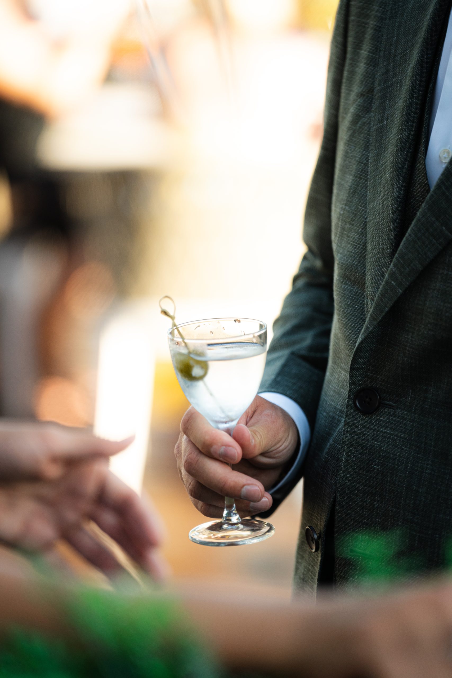 guest holding a drink Portugal