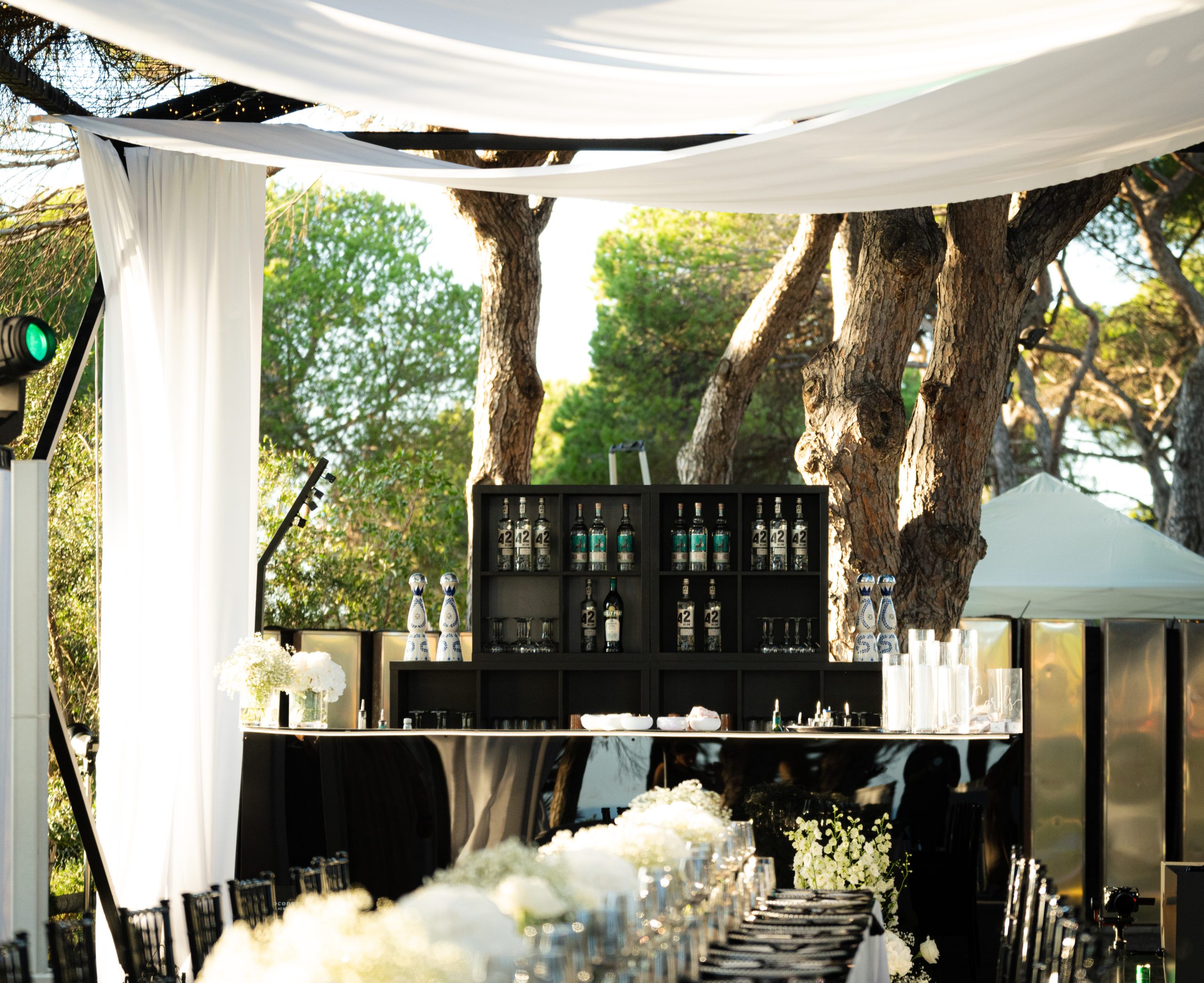 Bar at wedding Algarve Portugal