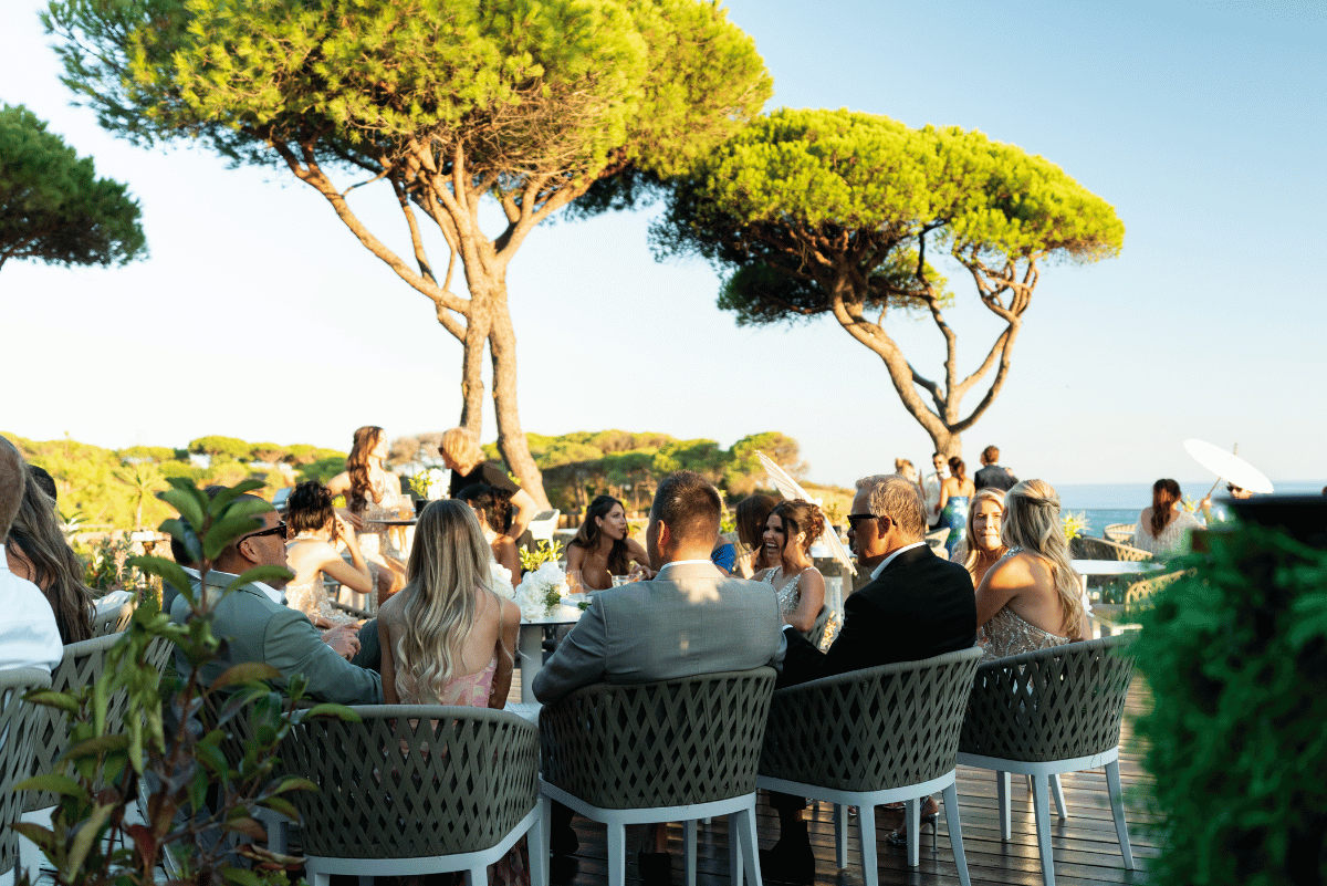 guests at the table Pine Cliffs Algarve Portugal